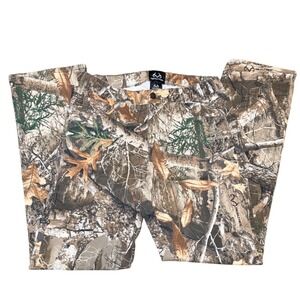 Realtree Camo Straight Leg Pants Small Stretch